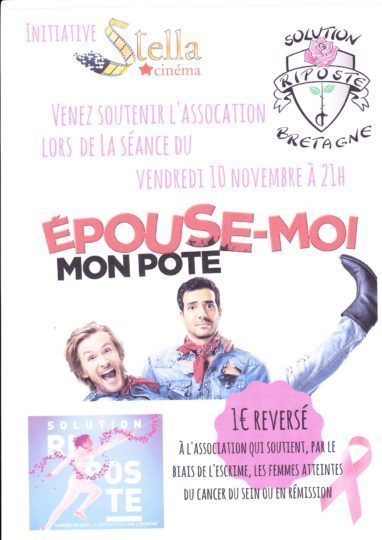 Cinéma : « Epouse-moi mon pote » le 10 novembre à Janzé