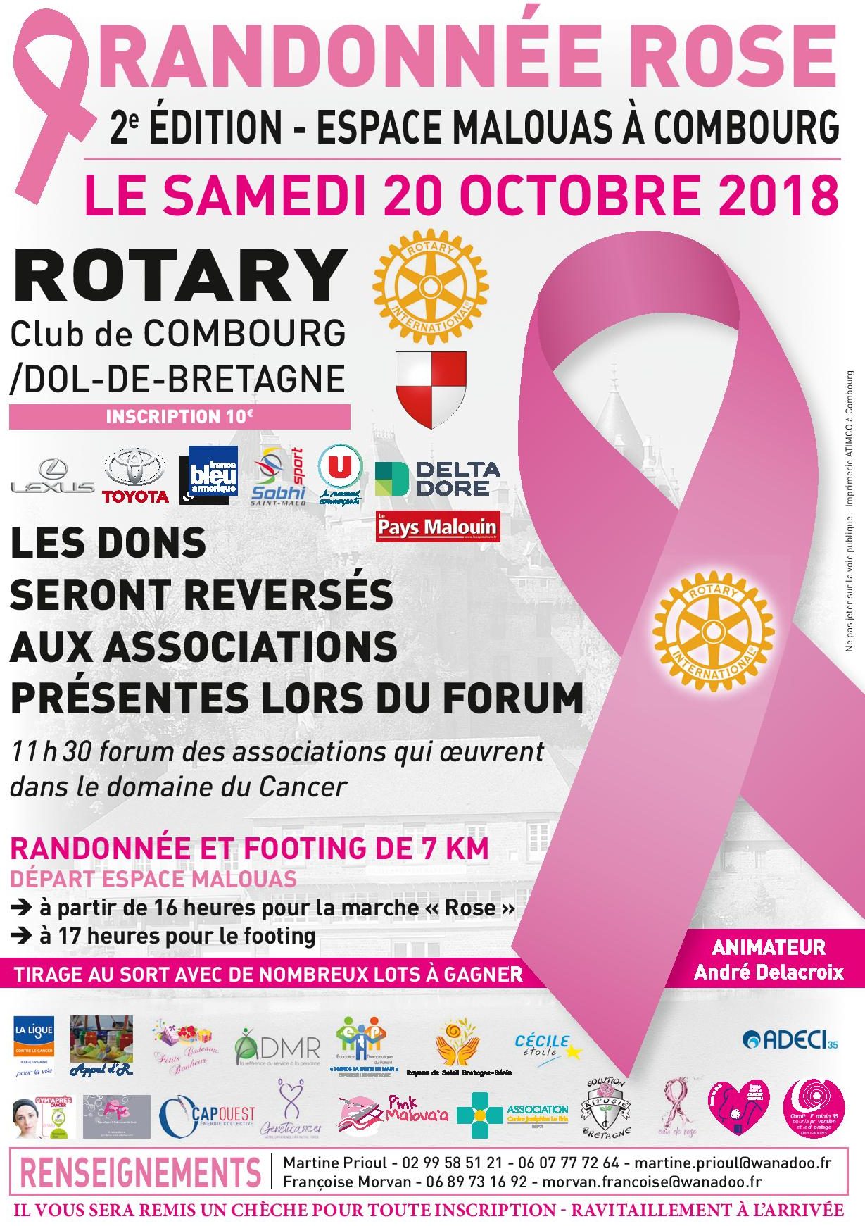 Journée rose à Combourg